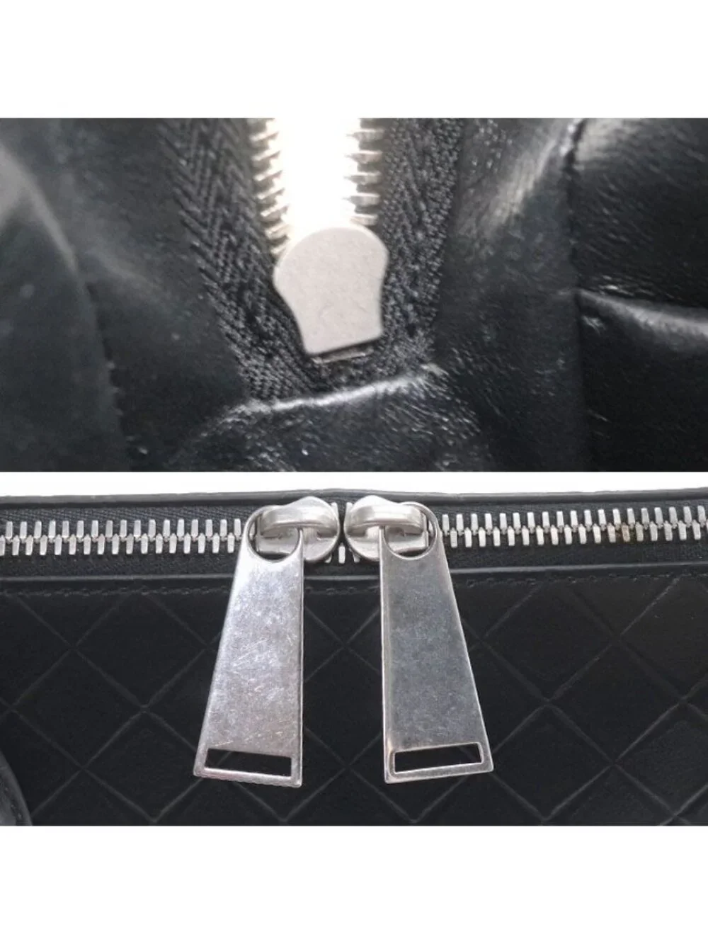 Bottega Veneta Embossed Business Black Briefcase